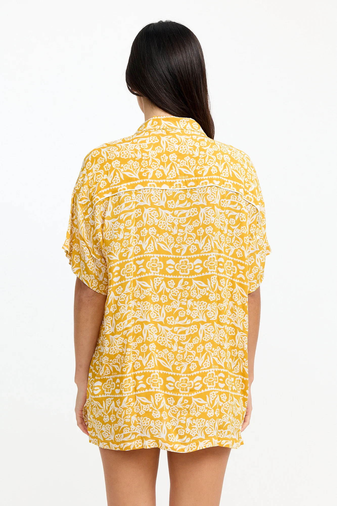 Aloha Shirt Dress - Goldie - Image 2
