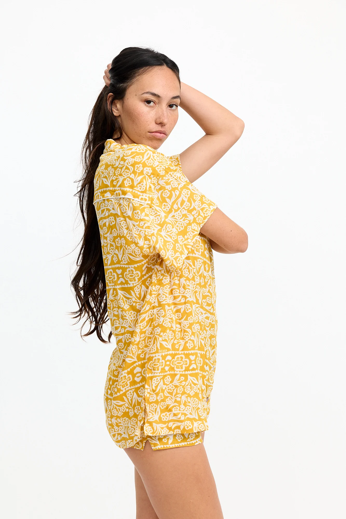 Aloha Shirt Dress - Goldie - Image 3