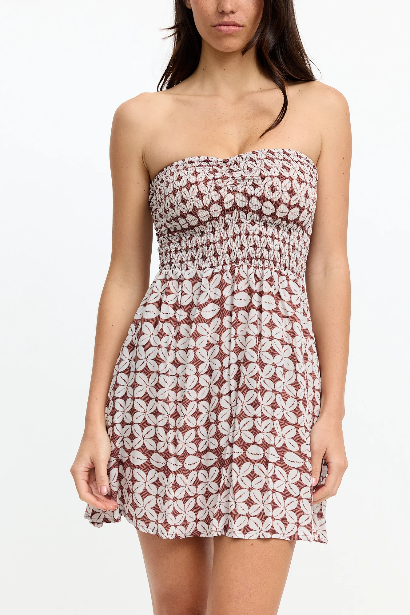 Caitie Mini Dress 2.0 - Cowrie Basket - Image 4