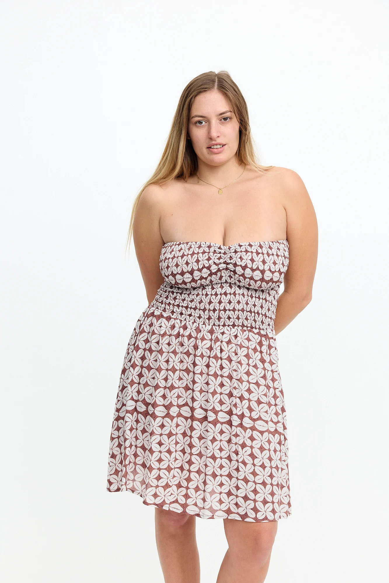 Caitie Mini Dress 2.0 - Cowrie Basket - Image 6
