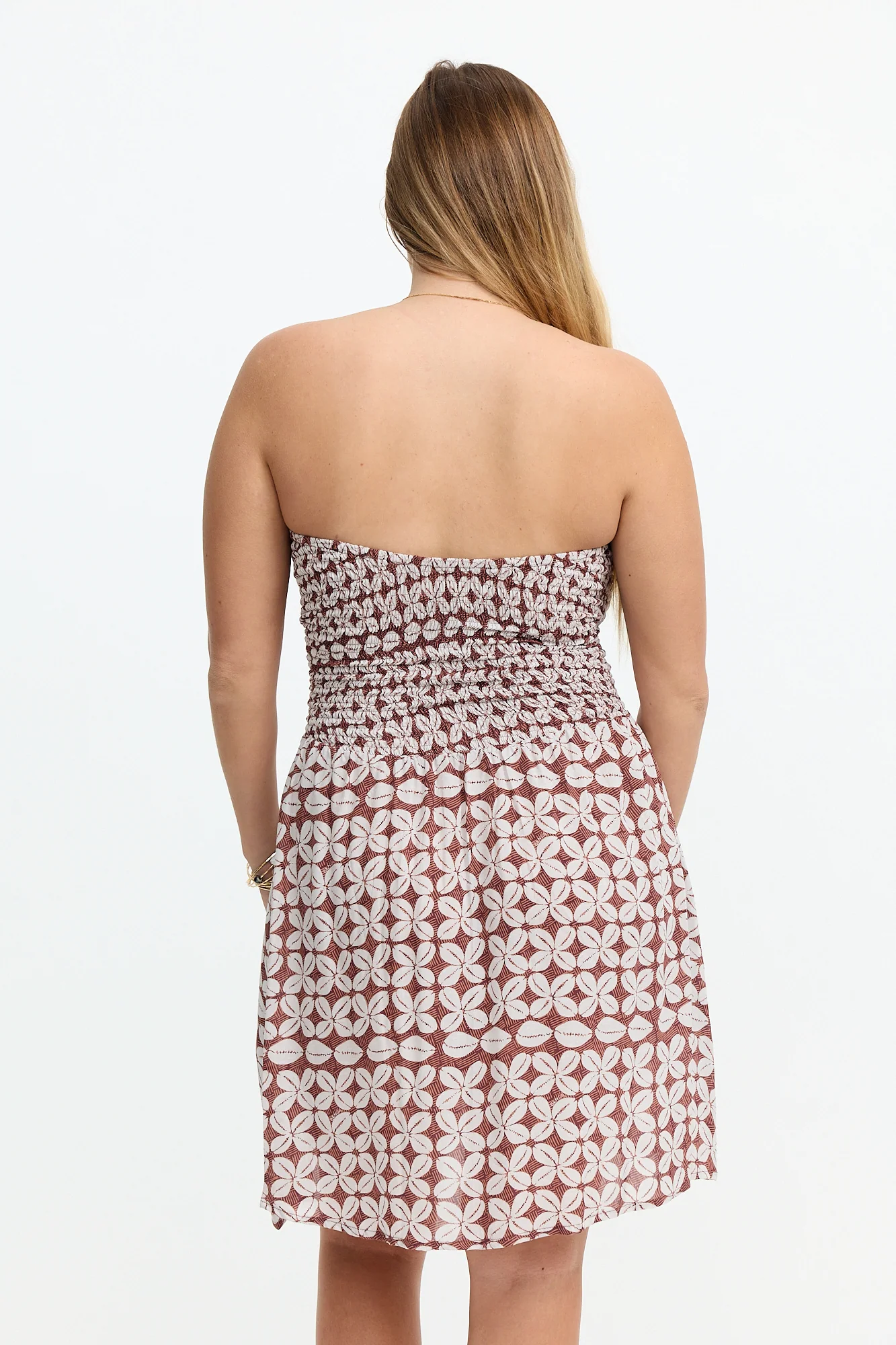 Caitie Mini Dress 2.0 - Cowrie Basket - Image 7