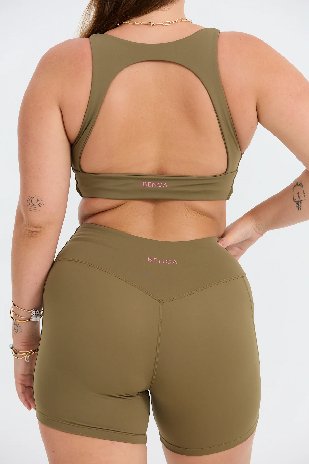 Sophia Sports Bra - Khaki - Image 10