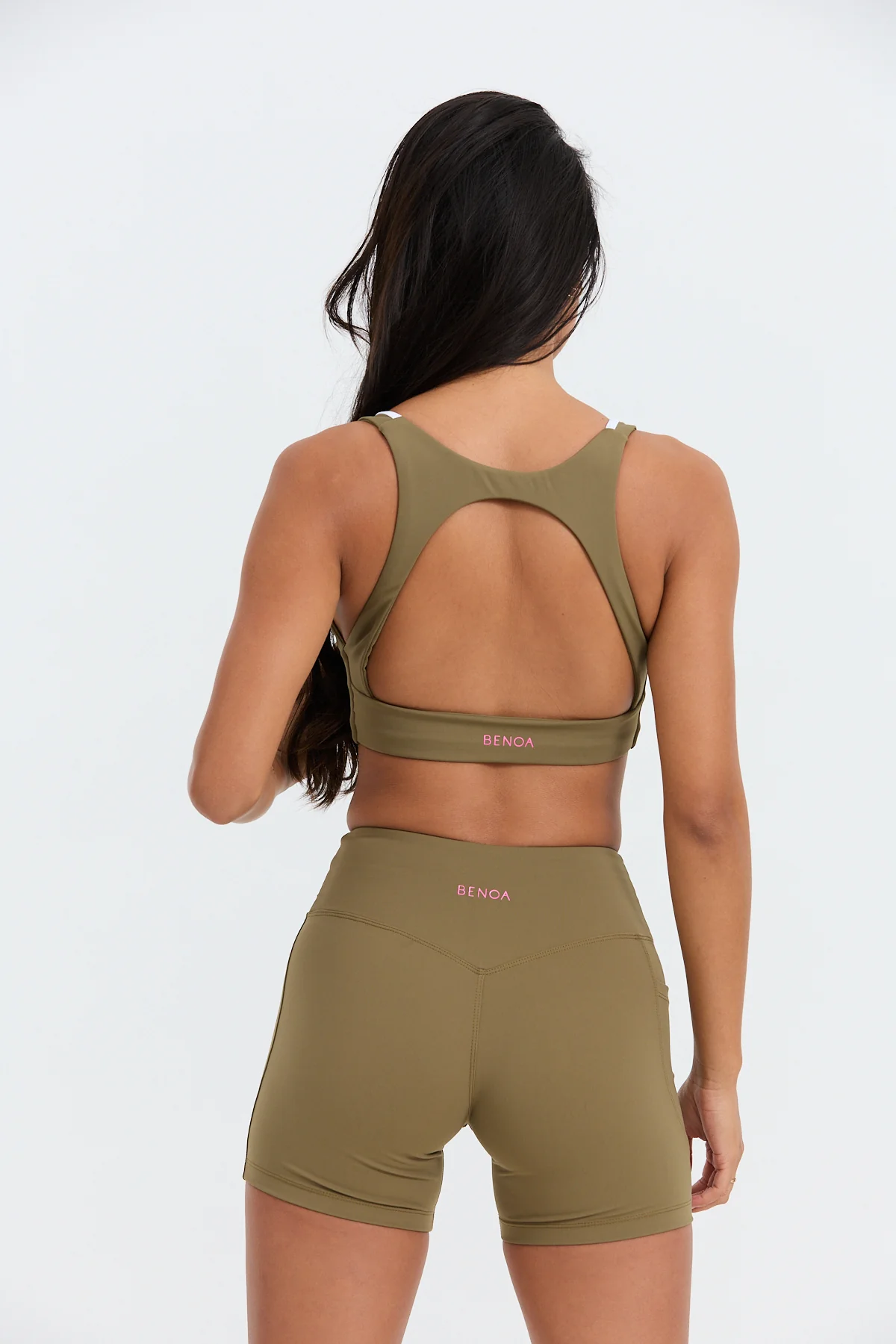 Sophia Sports Bra - Khaki - Image 2