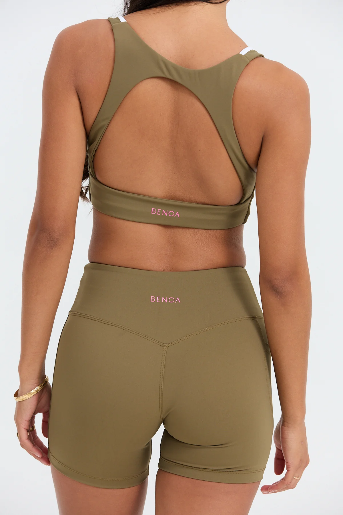 Sophia Sports Bra - Khaki - Image 5