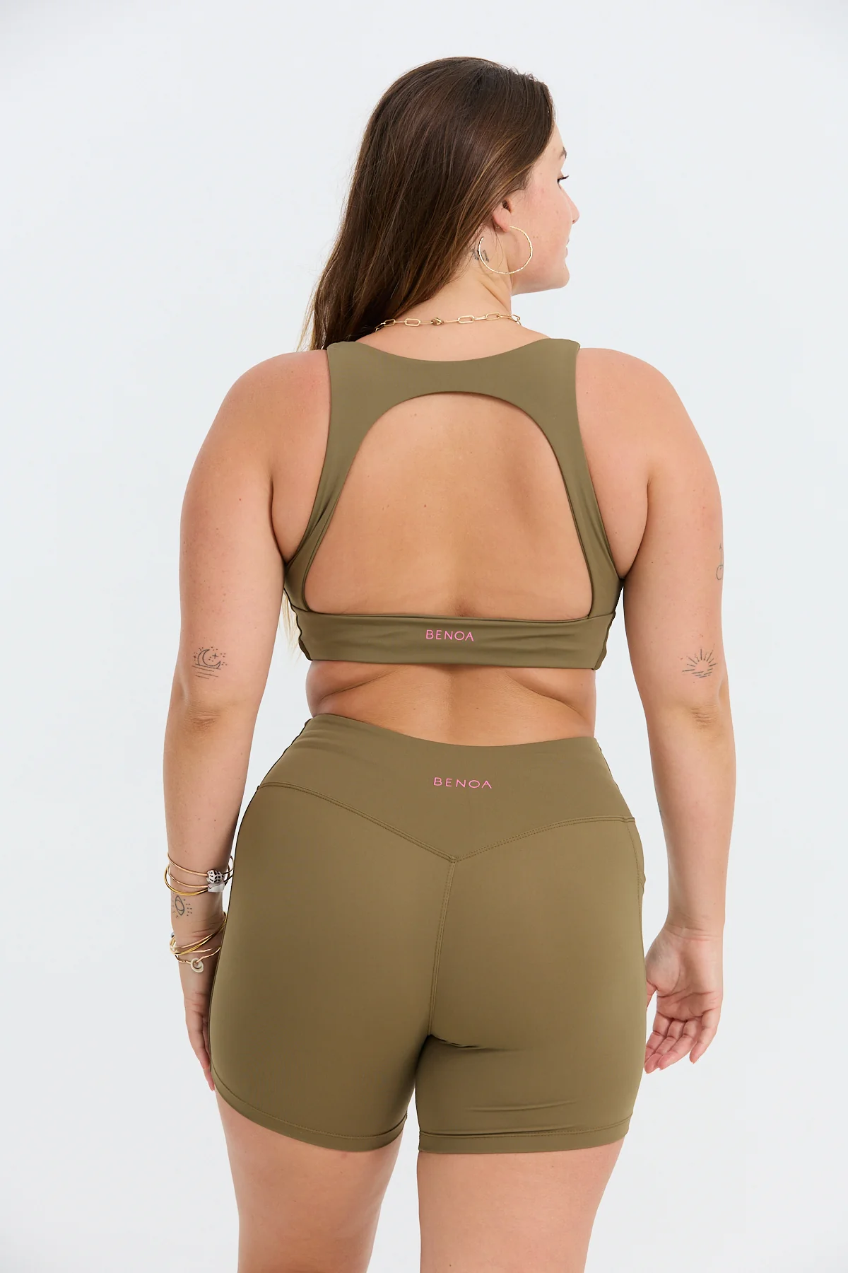 Sophia Sports Bra - Khaki - Image 7